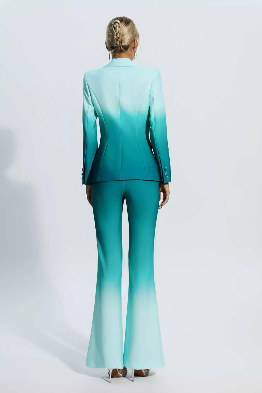 Temperament Gradual Change Color Suit Two Suits