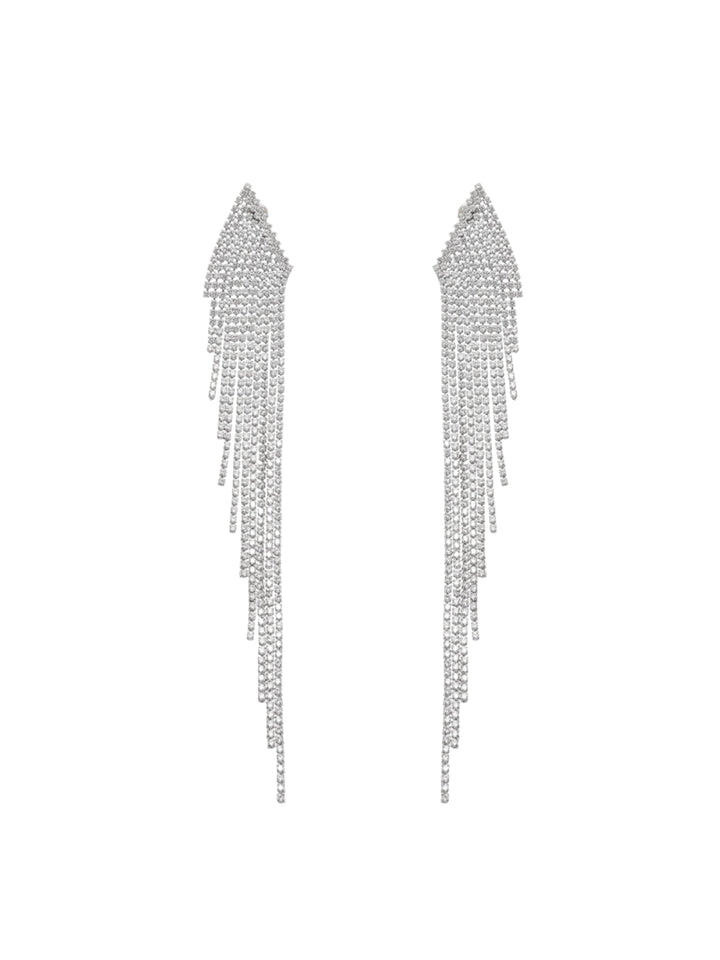 Diamond Tassel Earrings