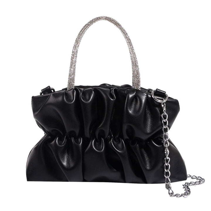 Diamond Pleated Chain Bag