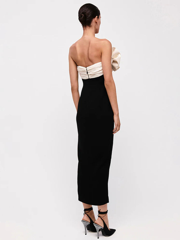 Temperament Contrasting Tube Top Dress