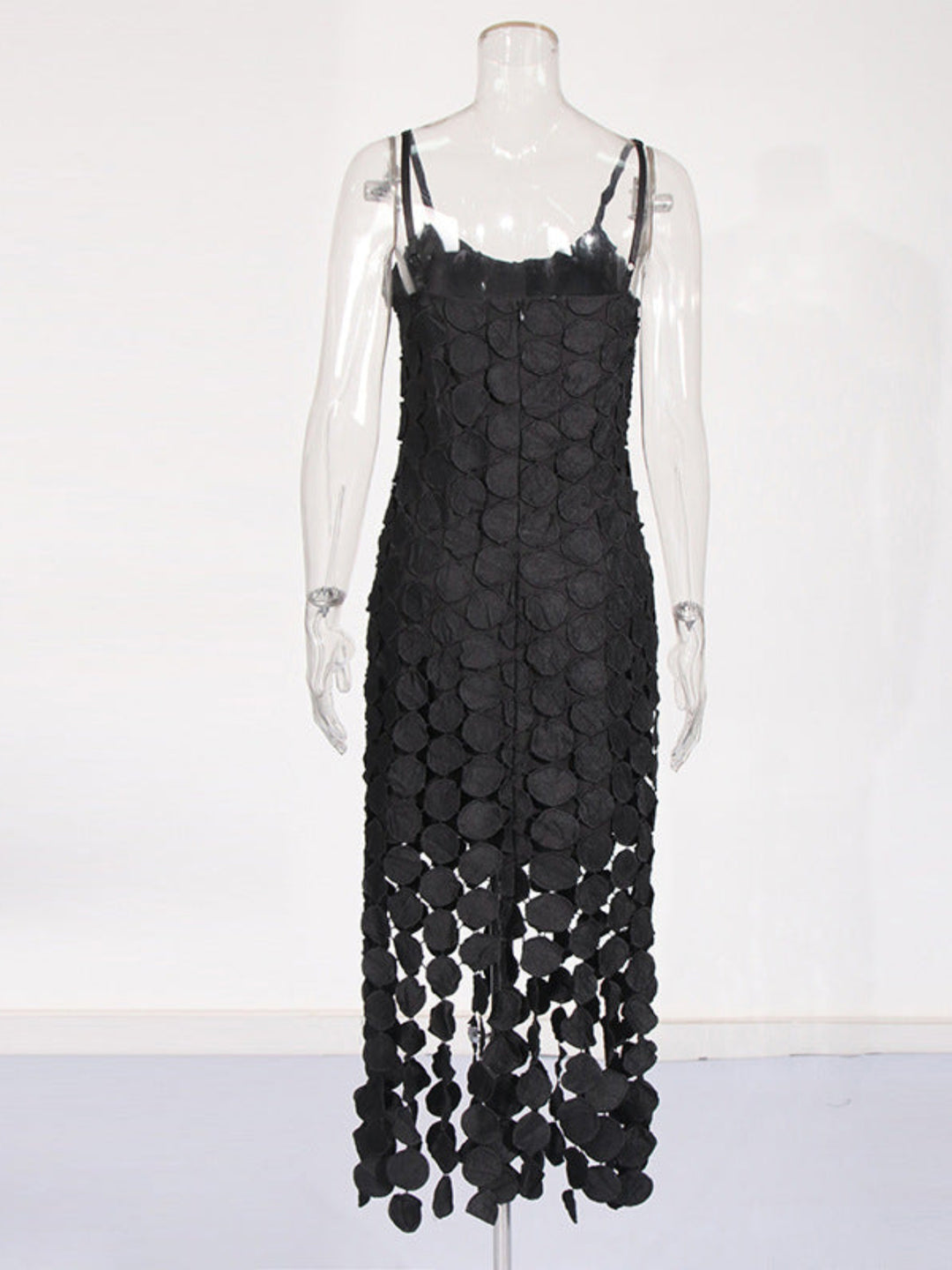 Temperament Stitching Fringed Dress