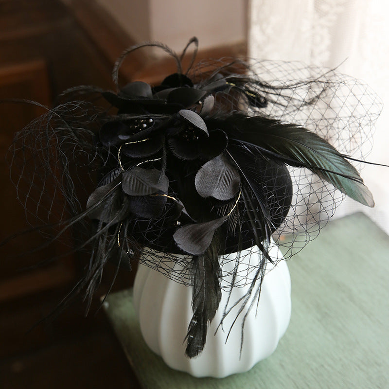 Flower Mesh Top Hat