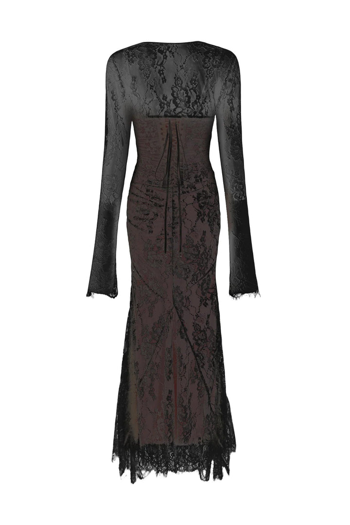 VALÉRIE LACE MAXI DRESS