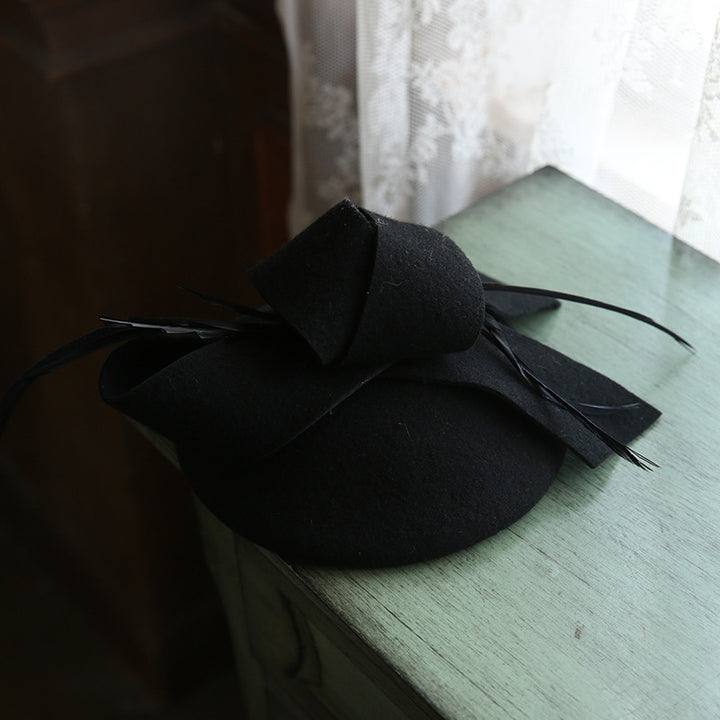 Retro Bow Top Hat