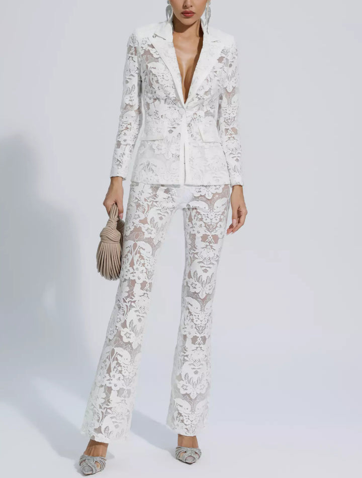 Fashion Embroidered Sequin Suit Two-piece Suit