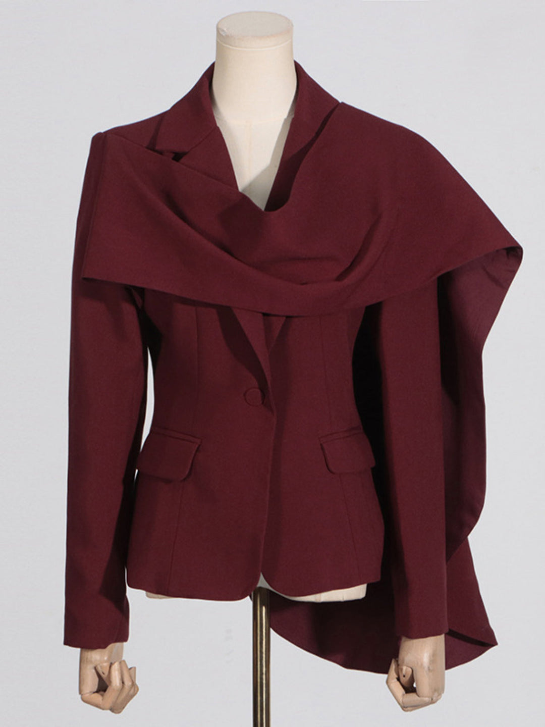 Red Shawl Blazer