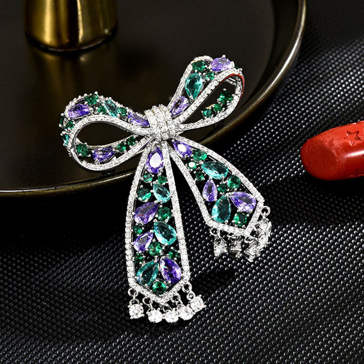 Elegant Hollow Bow Brooch