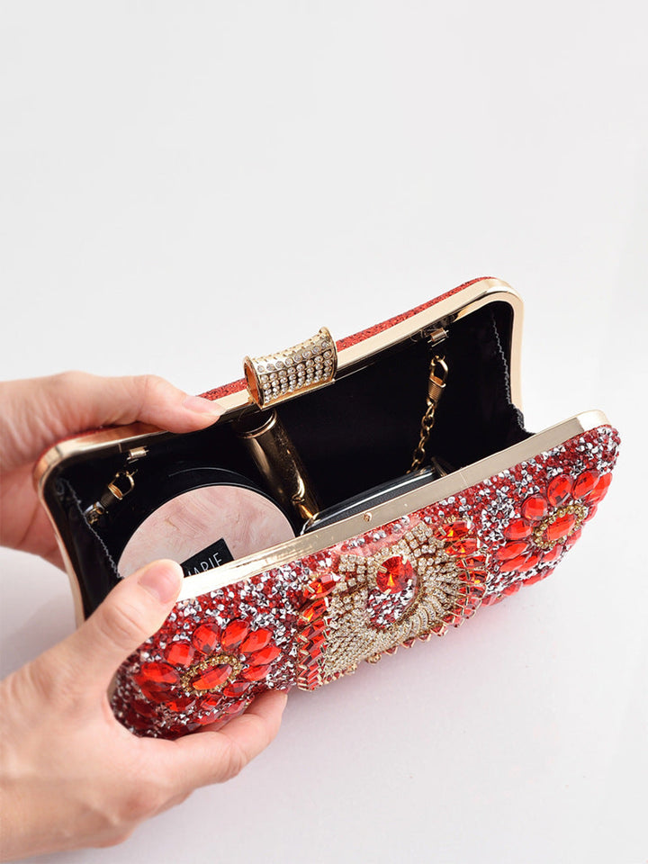 Rhinestone Wedding Clutch Bag