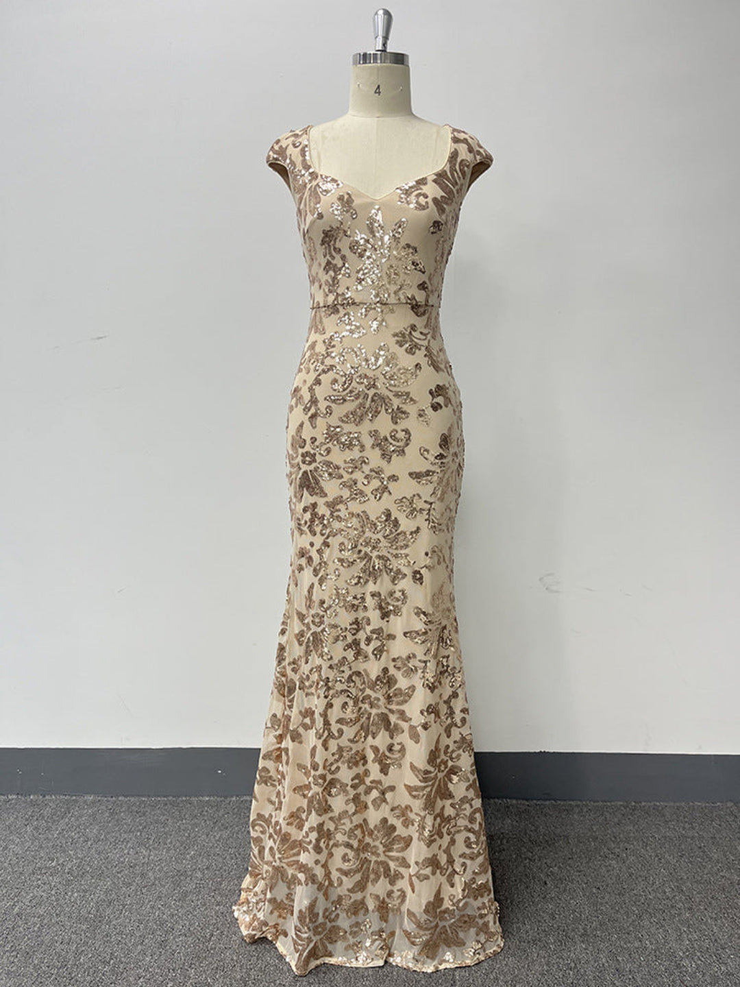 Temperament Sequined Dress