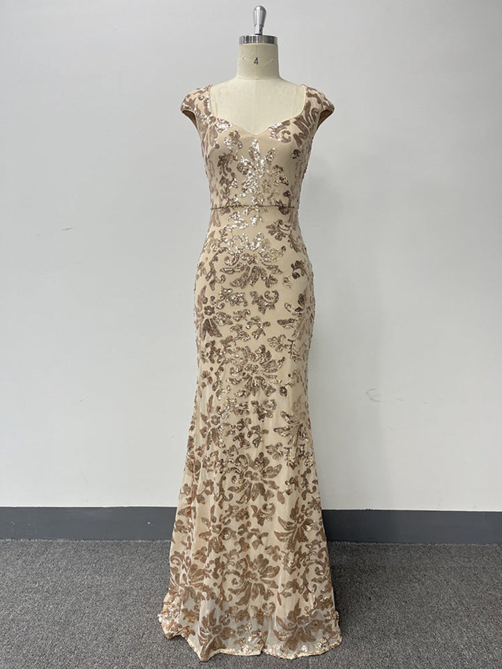 Temperament Sequined Dress