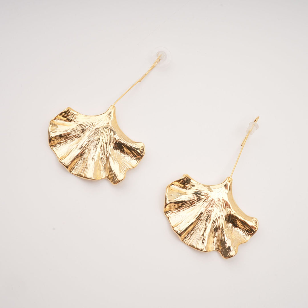 Vintage Ginkgo Biloba Earrings