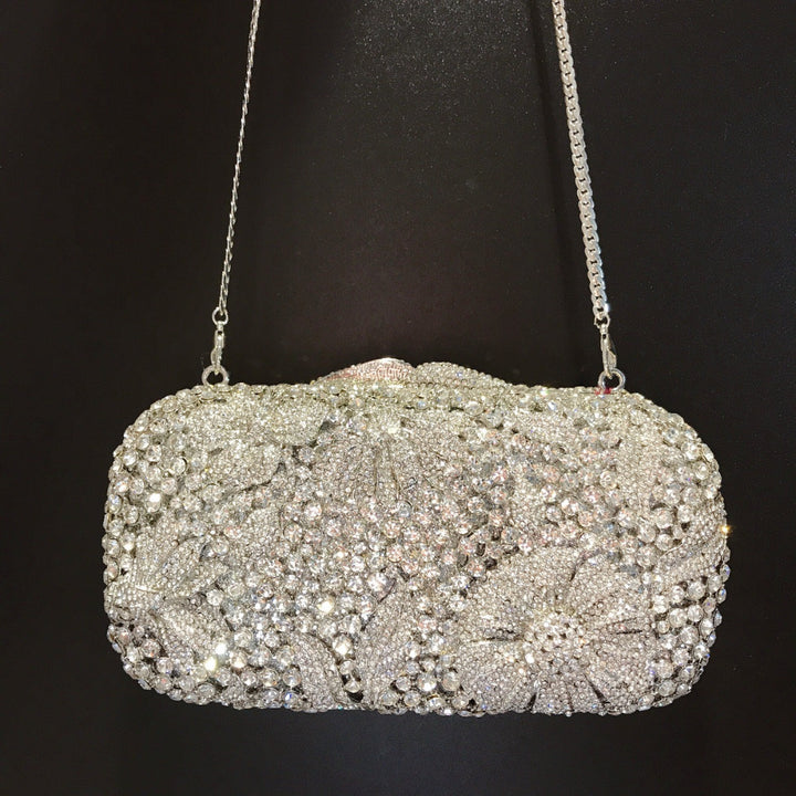 Floral Diamond Handbag