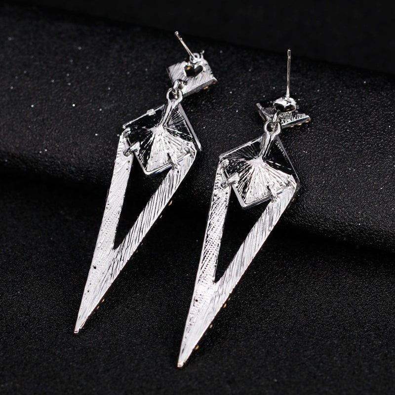 Elegant Diamond Drop Earrings