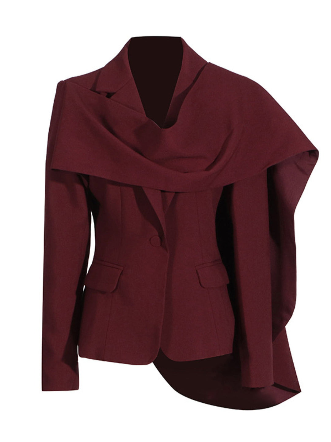 Red Shawl Blazer