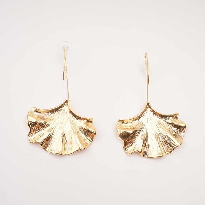 Vintage Ginkgo Biloba Earrings