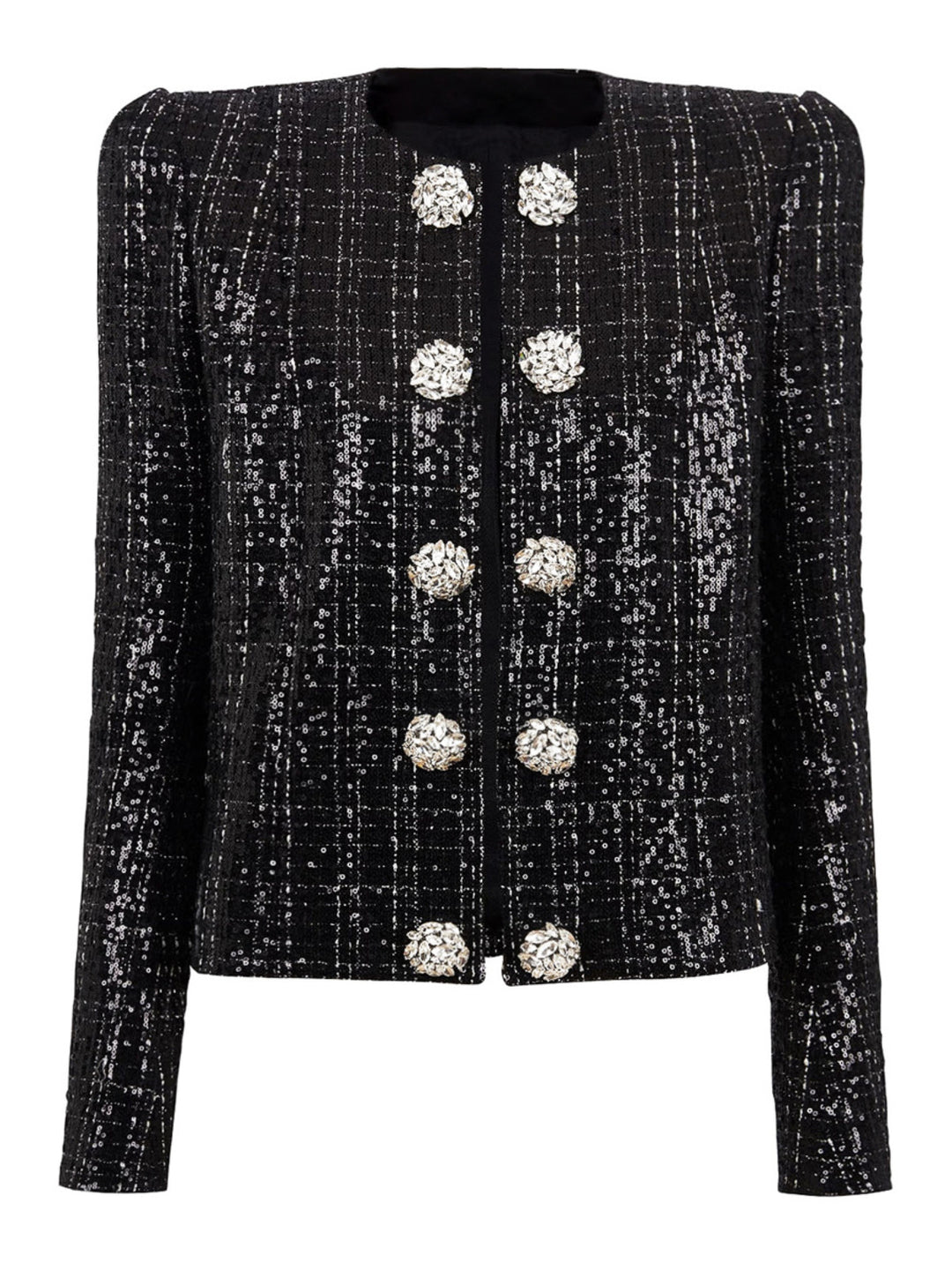 Temperament Sequined Diamond Jacket