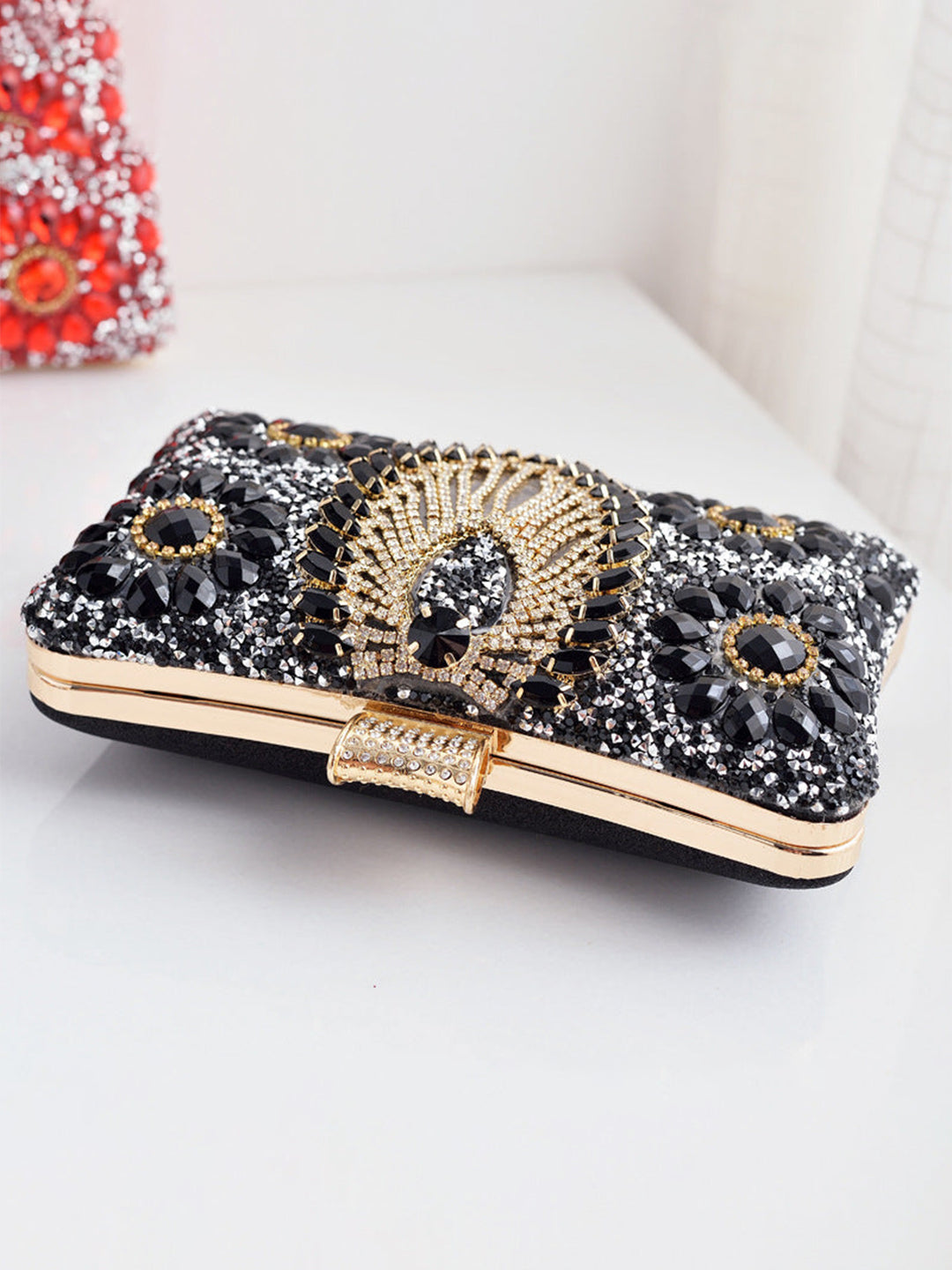 Rhinestone Wedding Clutch Bag