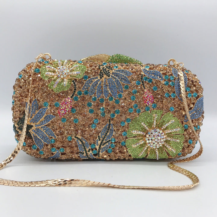 Floral Diamond Handbag