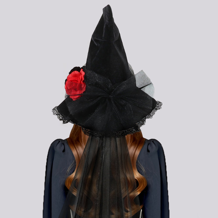 Baroque Flower Witch Hat