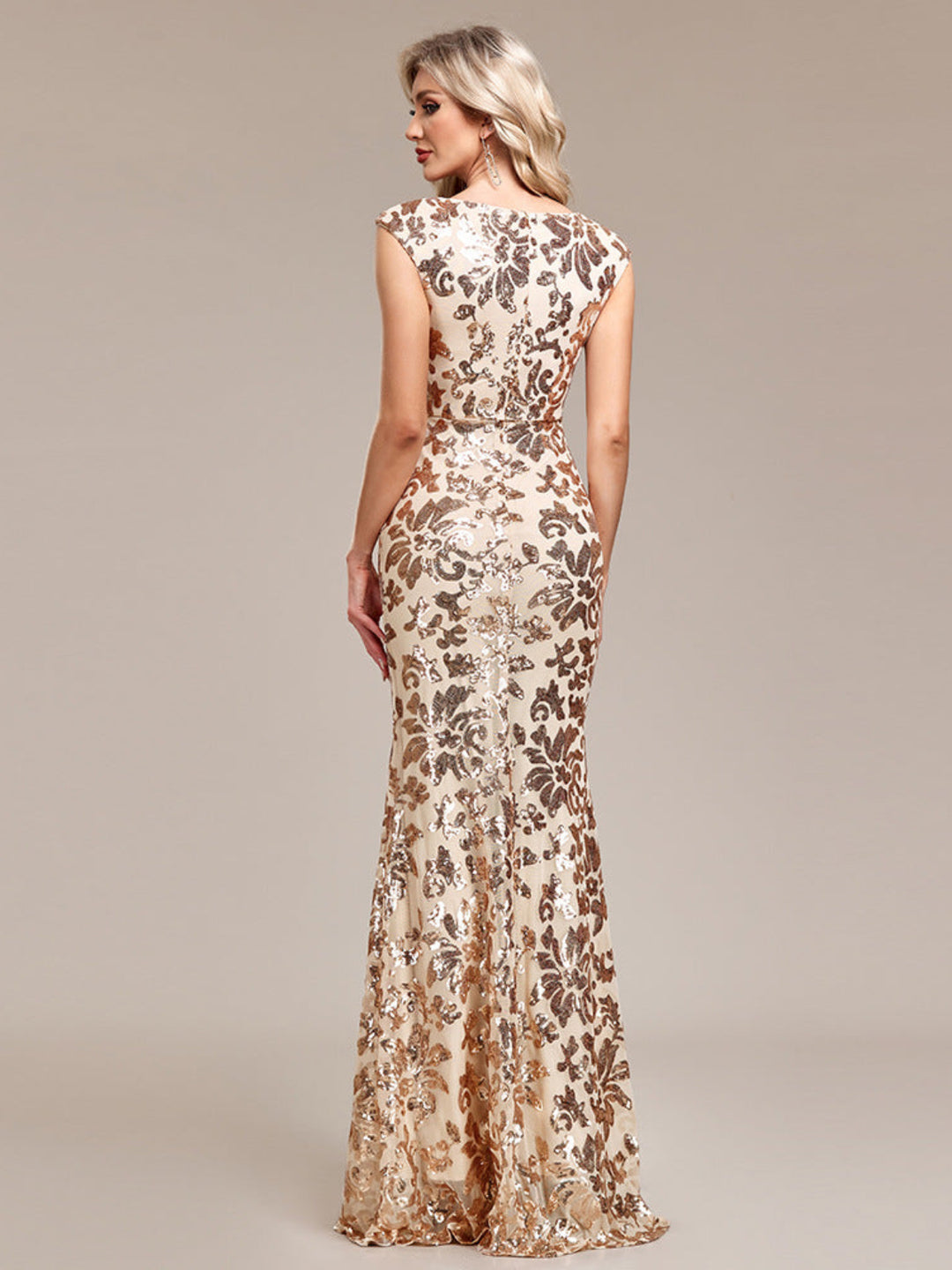 Temperament Sequined Dress