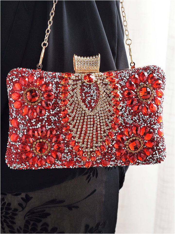 Rhinestone Wedding Clutch Bag