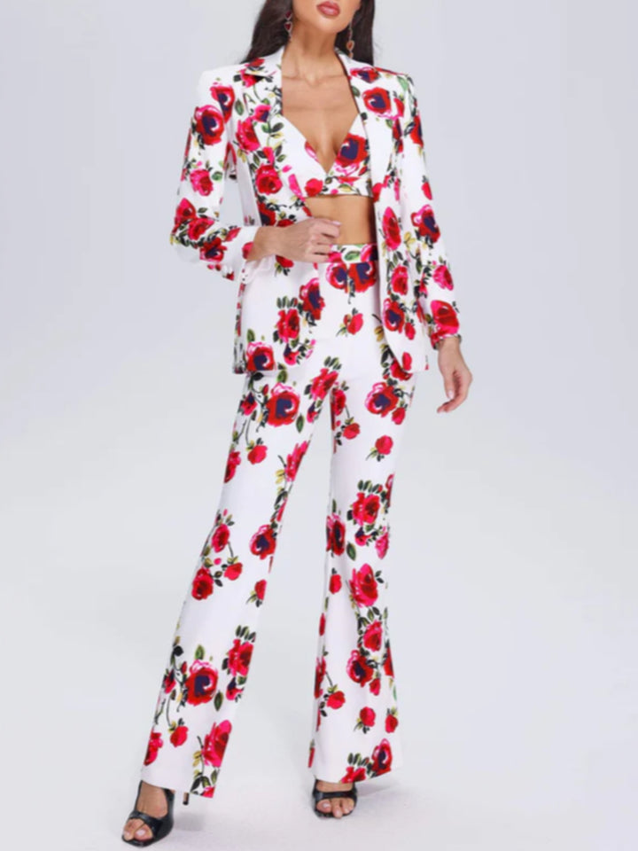 Fashion Casual Printing Three-piece Set