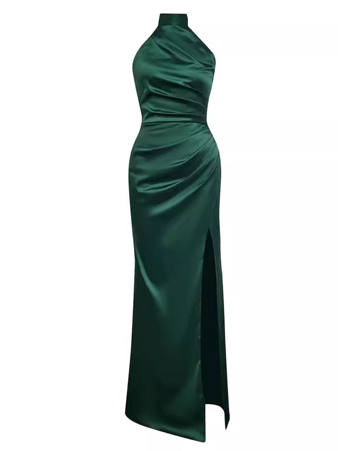 Elegant Sleeveless Solid Color Side Split Dress