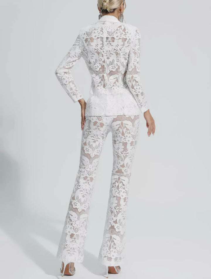 Fashion Embroidered Sequin Suit Two-piece Suit