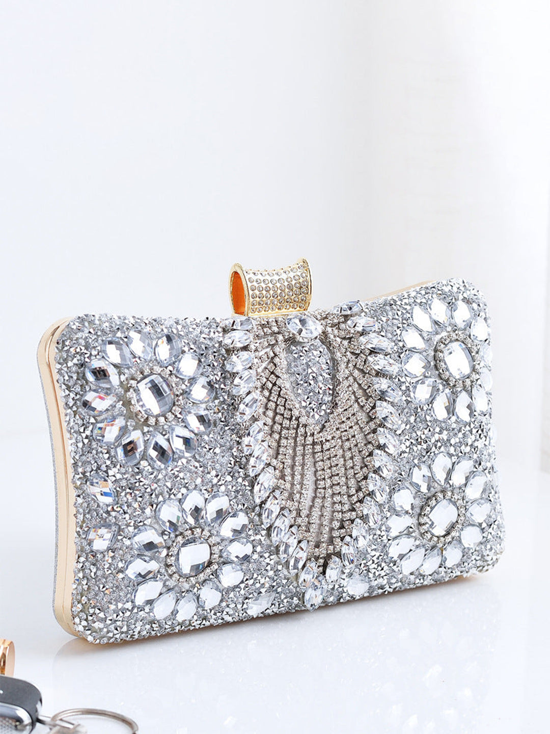 Rhinestone Wedding Clutch Bag