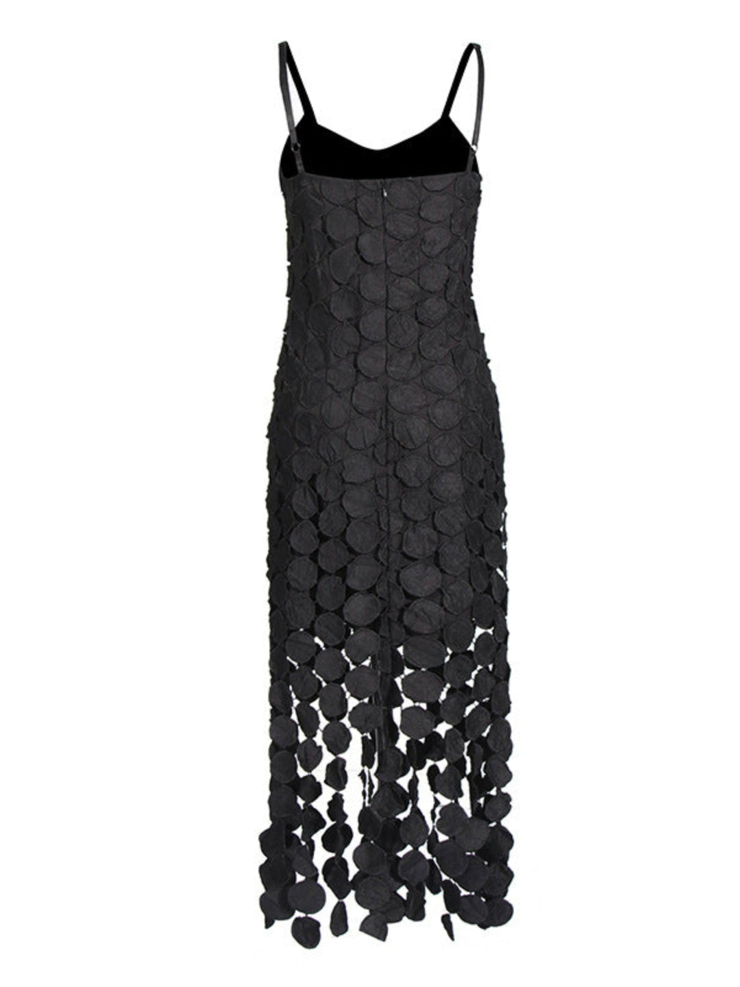 Temperament Stitching Fringed Dress