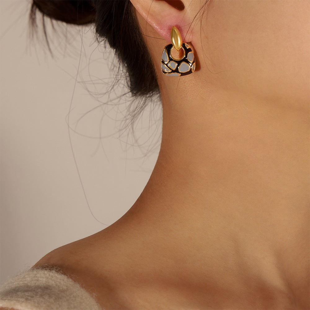 Leopard Print Earrings