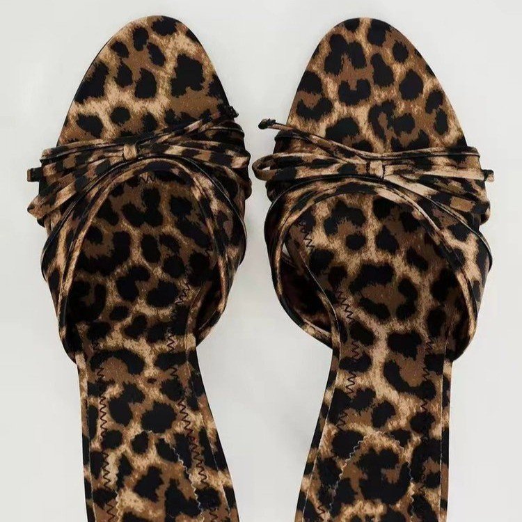 Leopard Print Sandals