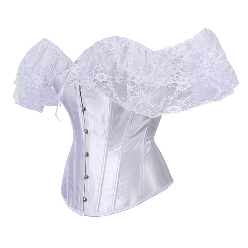 Lace Sleeve Corset