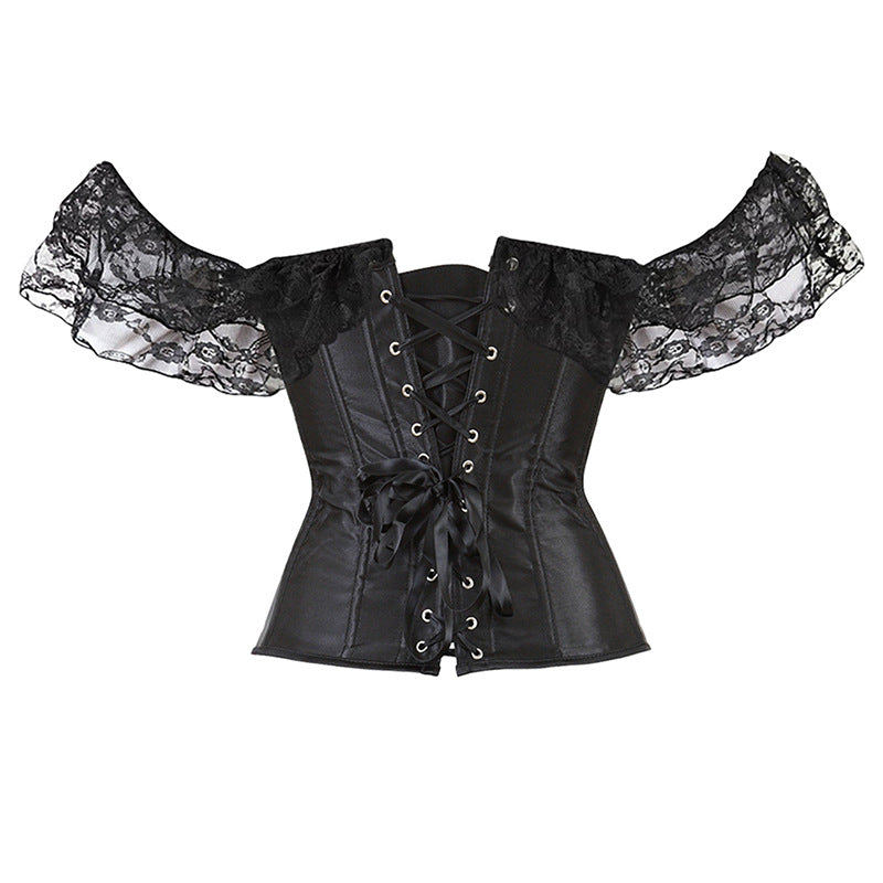 Lace Sleeve Corset