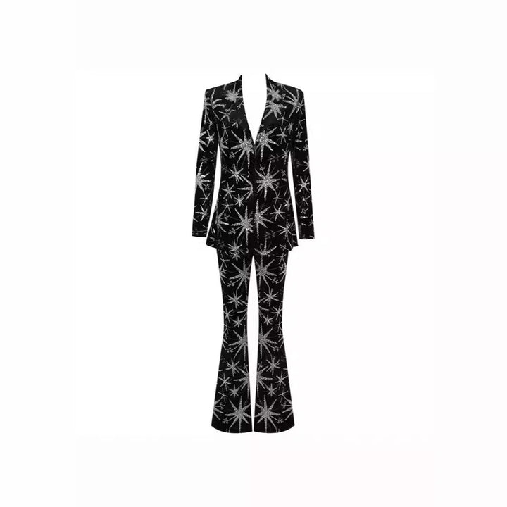 Temperament Bead Suit Two-piece Suit