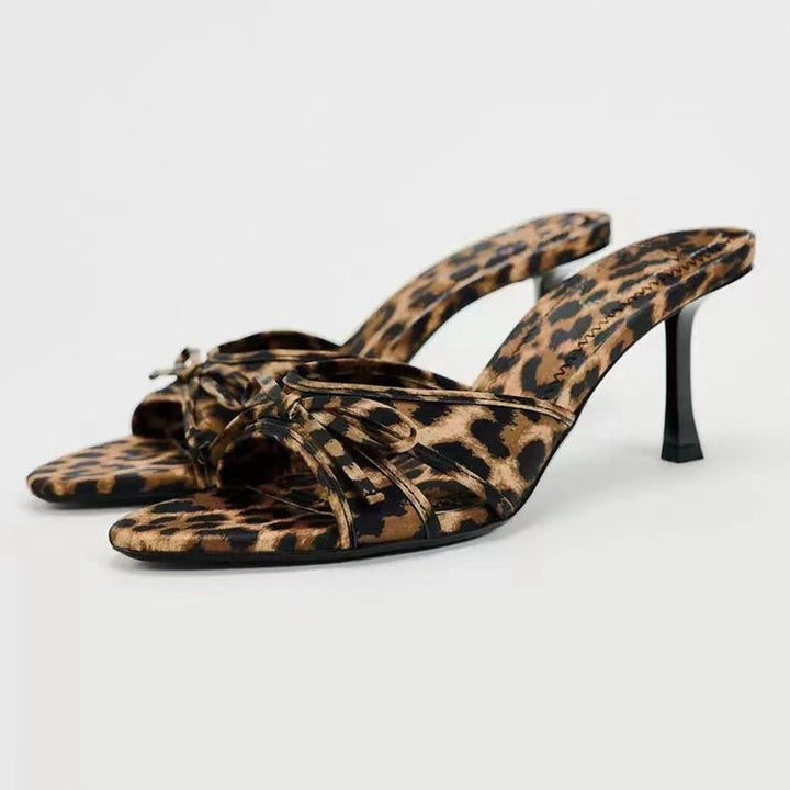 Leopard Print Sandals