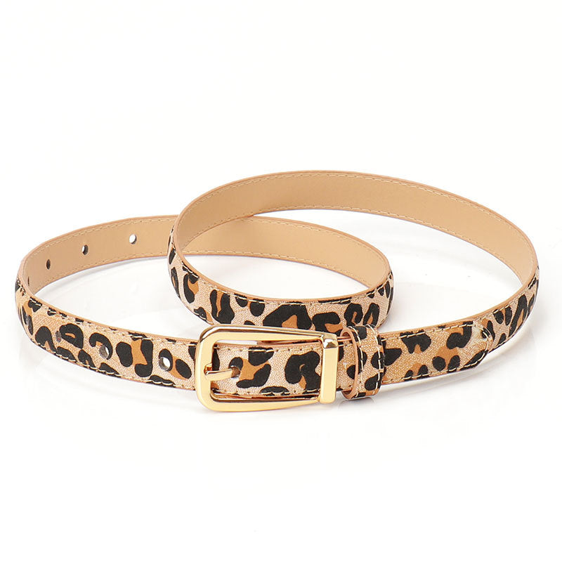 Leopard Print Belt