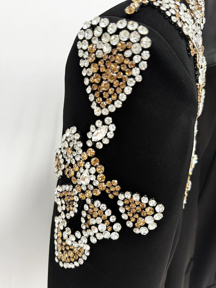 Temperament Diamond Beaded Suit Two-piece Suit