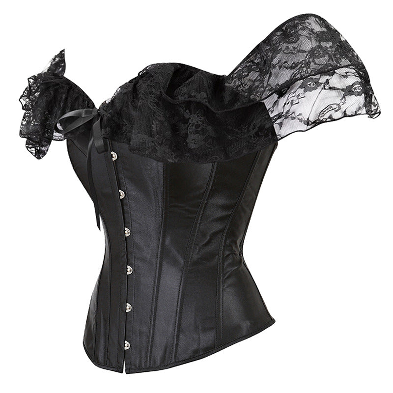 Lace Sleeve Corset