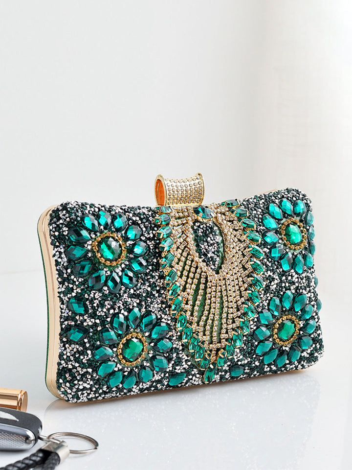 Rhinestone Wedding Clutch Bag