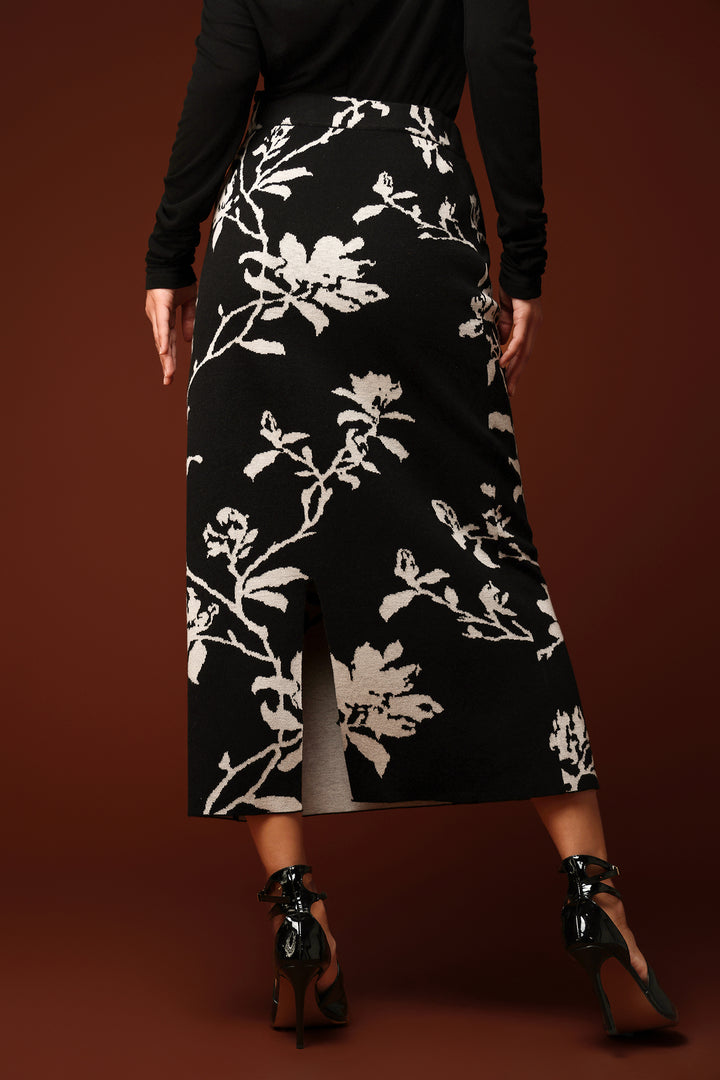 Flower Midi Skirt