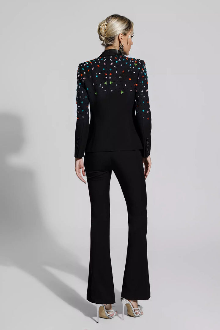 Fashion Beaded Suit Two-piece Suit