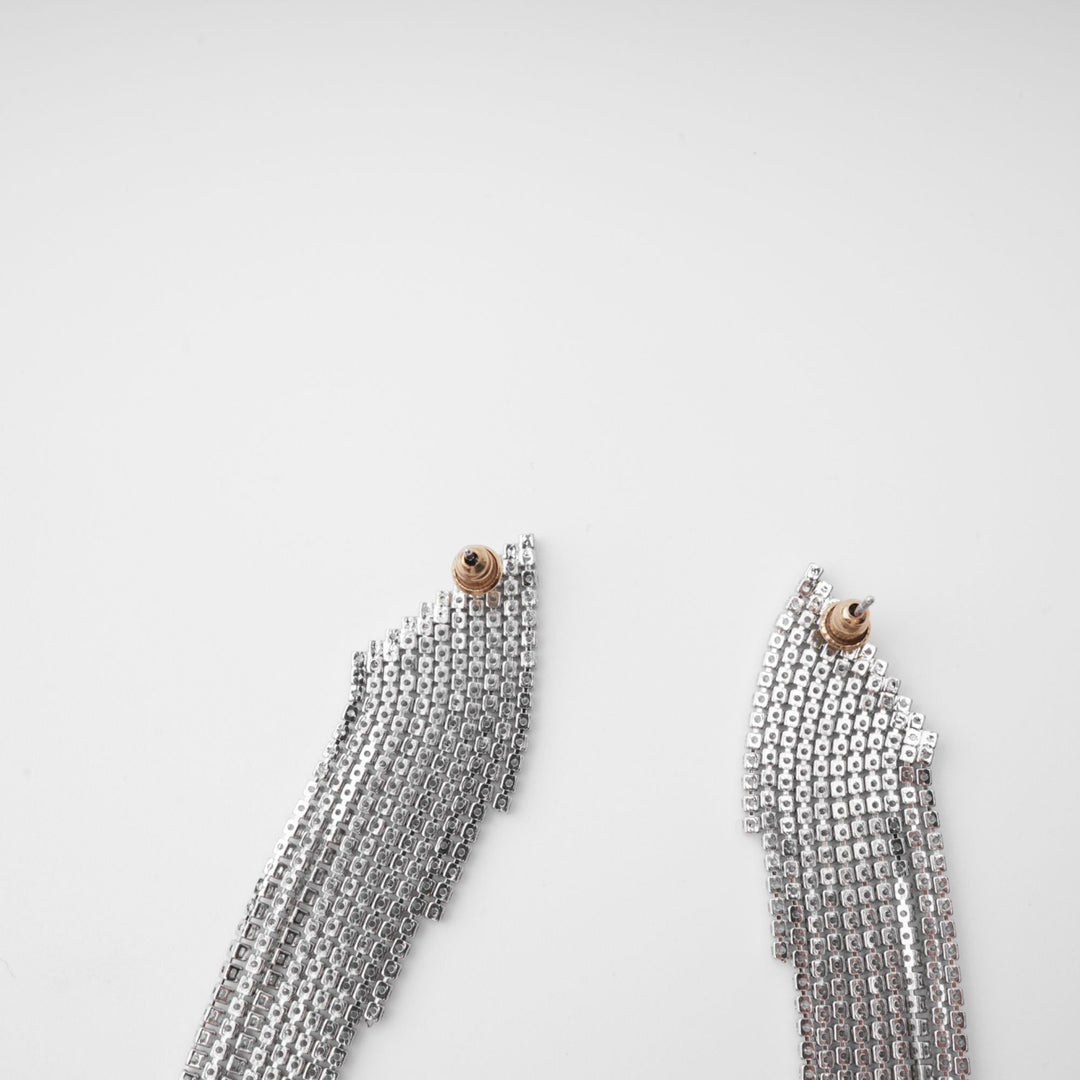 Diamond Tassel Earrings