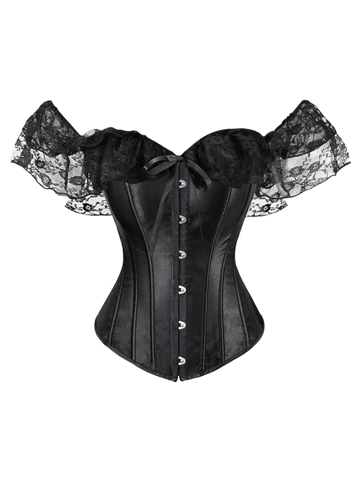 Lace Sleeve Corset