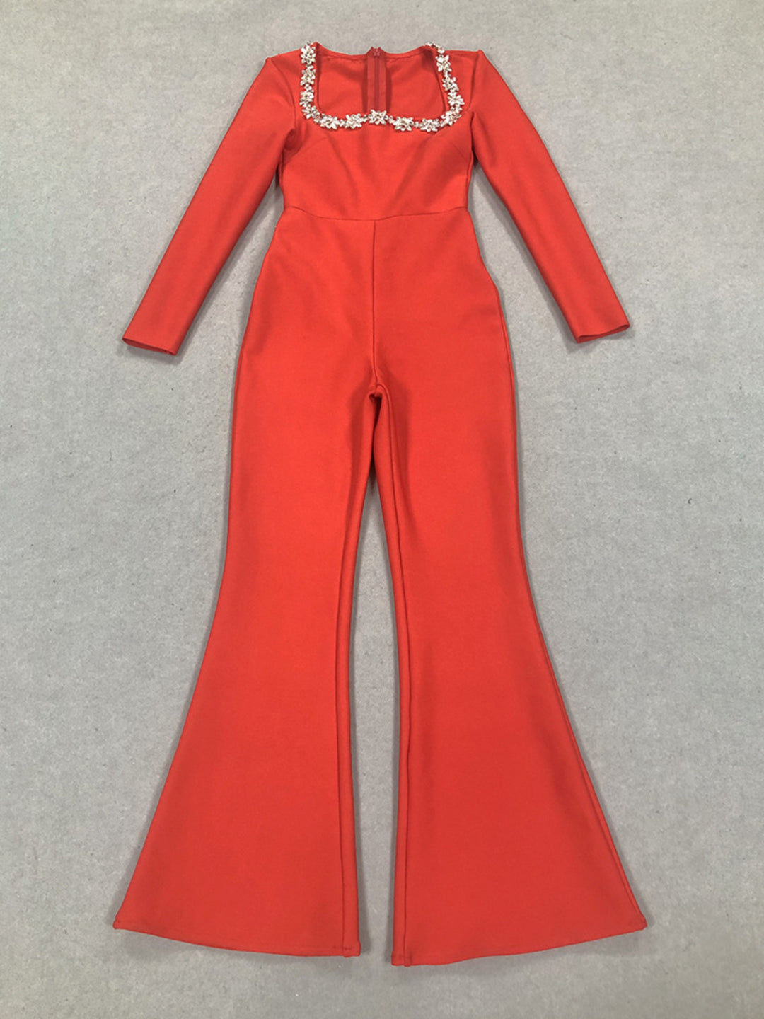 Scarlett Studded Bandage Long Sleeve Jumpsuit