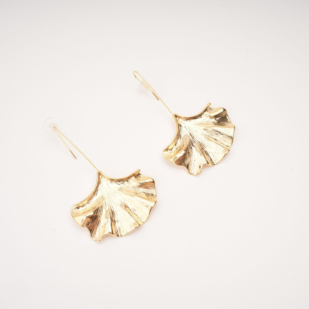 Vintage Ginkgo Biloba Earrings